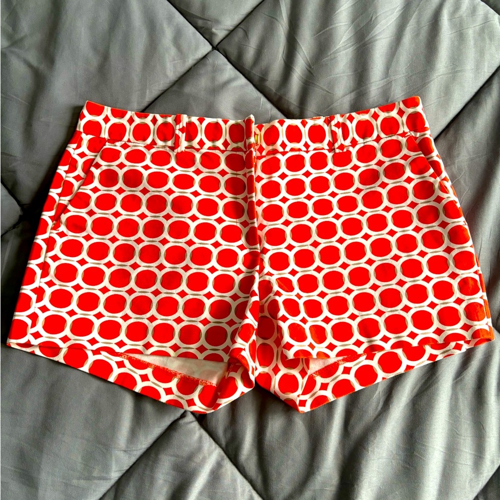Michael Michael Kors Orange Patterned Shorts - image 1